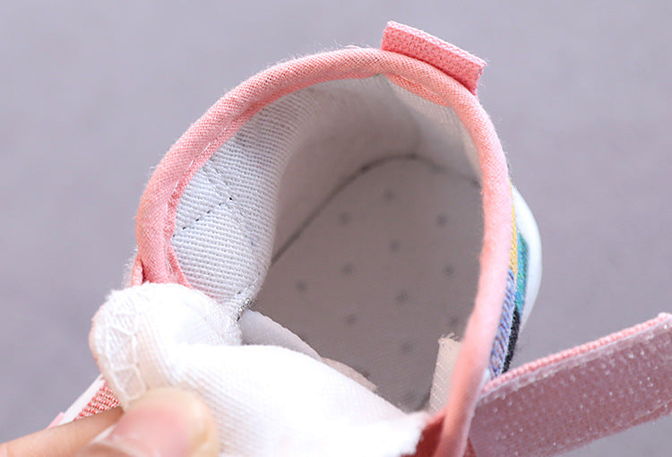 Kids’ Canvas Sneakers – Breathable Checkered Casual Shoes