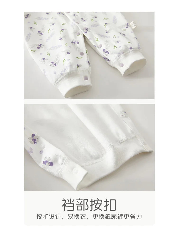Newborn Baby Onesie, Spring/Autumn, Cotton