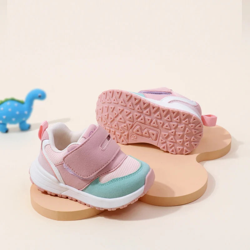 Kids  Prewalker Sneakers – Rubber Sole Anti-Slip Casual Shoes