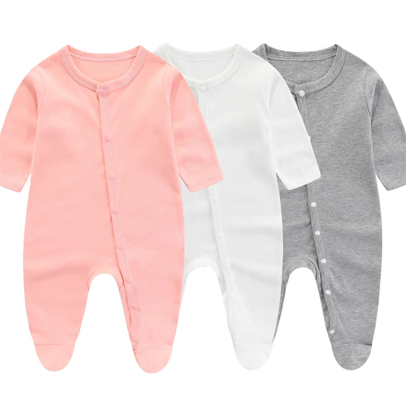 Baby Bodysuit 0–9M, Spring/Summer Romper for Boys & Girls