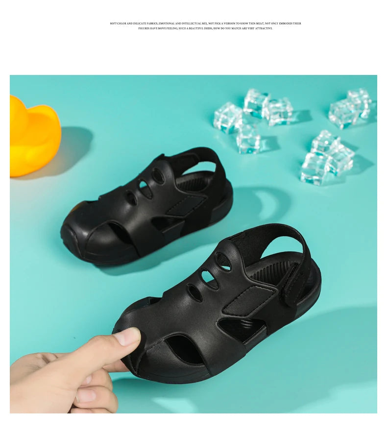 Kids’ Summer Sandals – Candy Color, Breathable Mesh Shoes