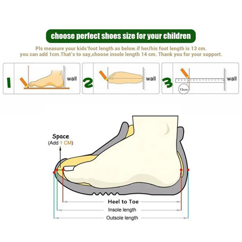 Kids’ Sneakers – Breathable, Soft, Non-Slip Sports Shoes