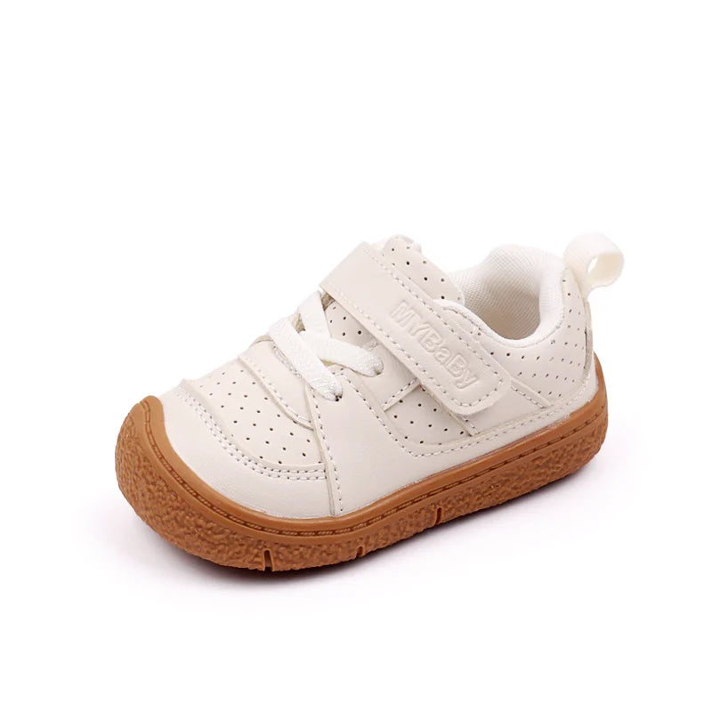 Toddler Shoes (1–5Y) – PU Rubber Sole Non-Slip Spring/Autumn Sneakers