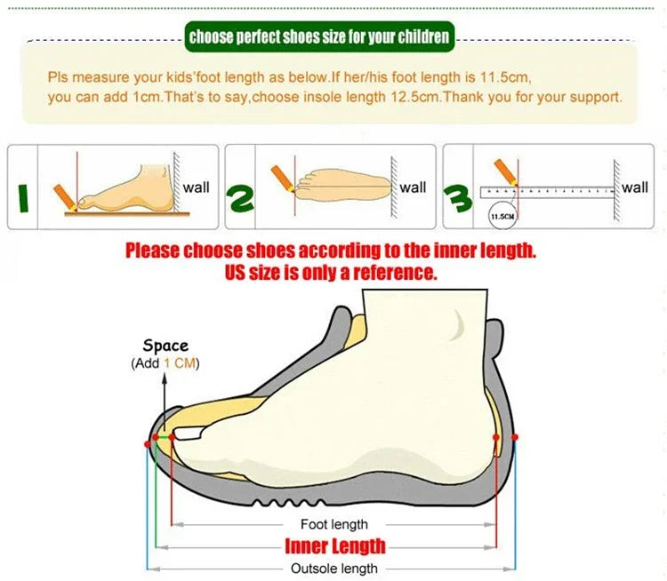 👟 Kids Lightweight Non-Slip Sneakers (21–32)