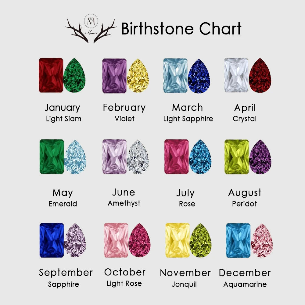 EManco Stainless Steel Square Zircon