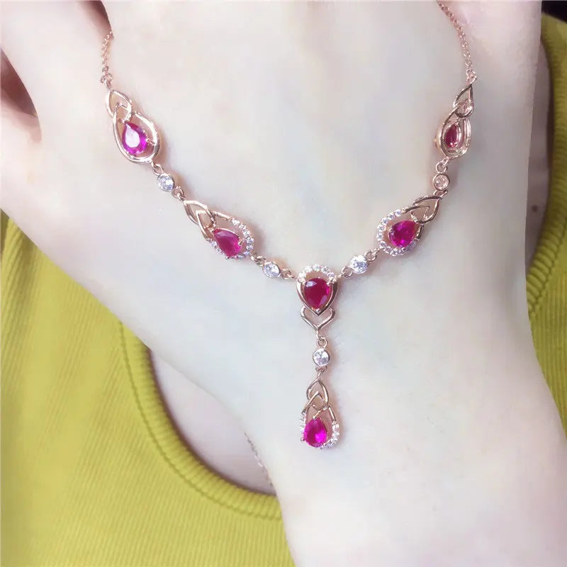 585 Purple Gold Plated 14K Rose