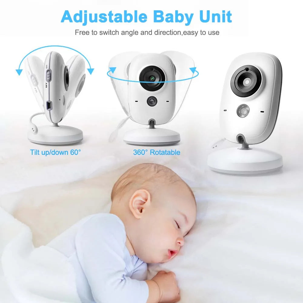 Baby Monitor Camera – 2.4G, Temperature & Talk