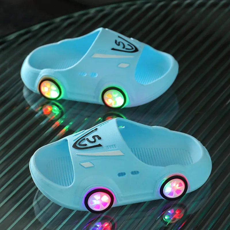 Kids LED Light Sandals – Anti-Skid Indoor & Home Slippers