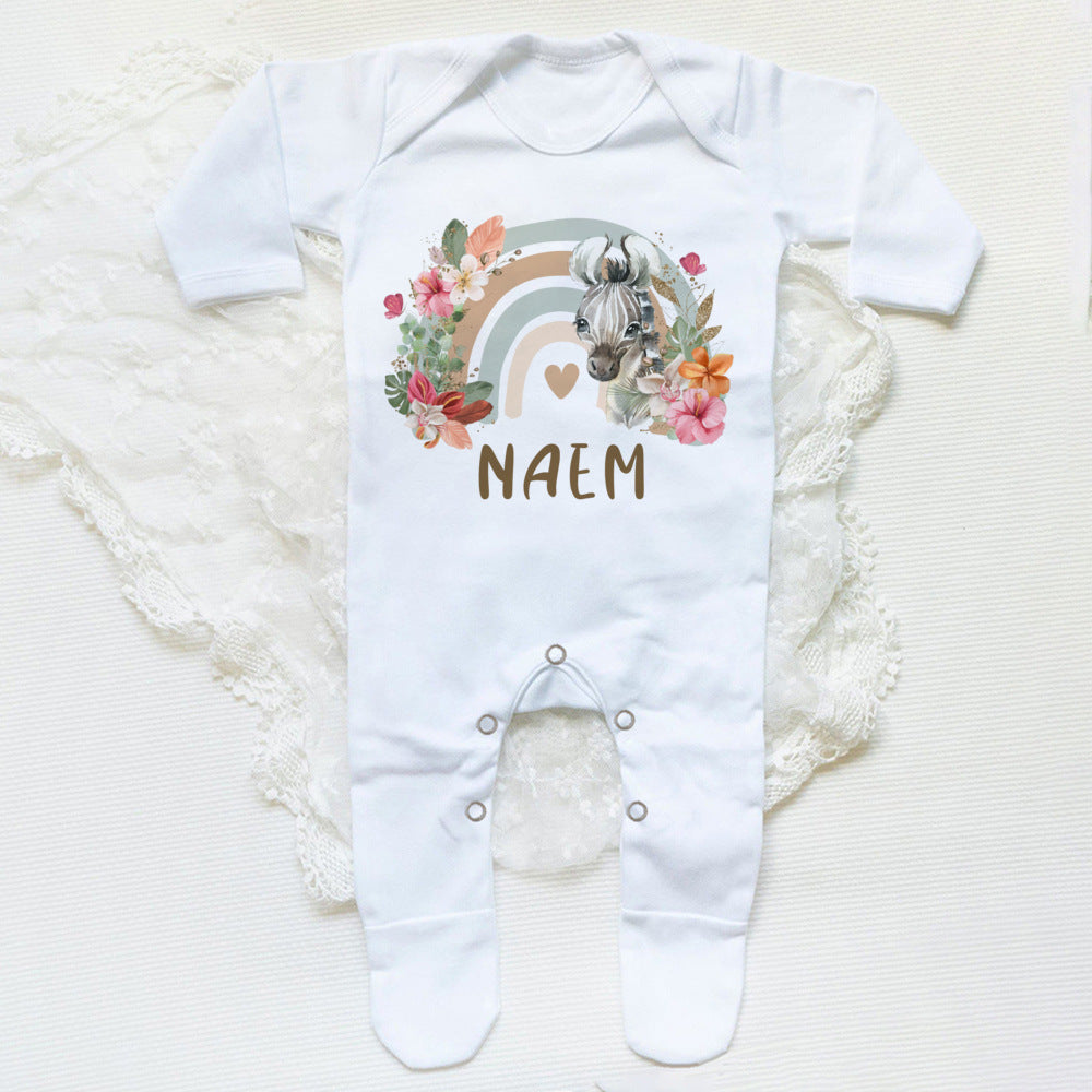 Custom Name Infant Sleepsuit