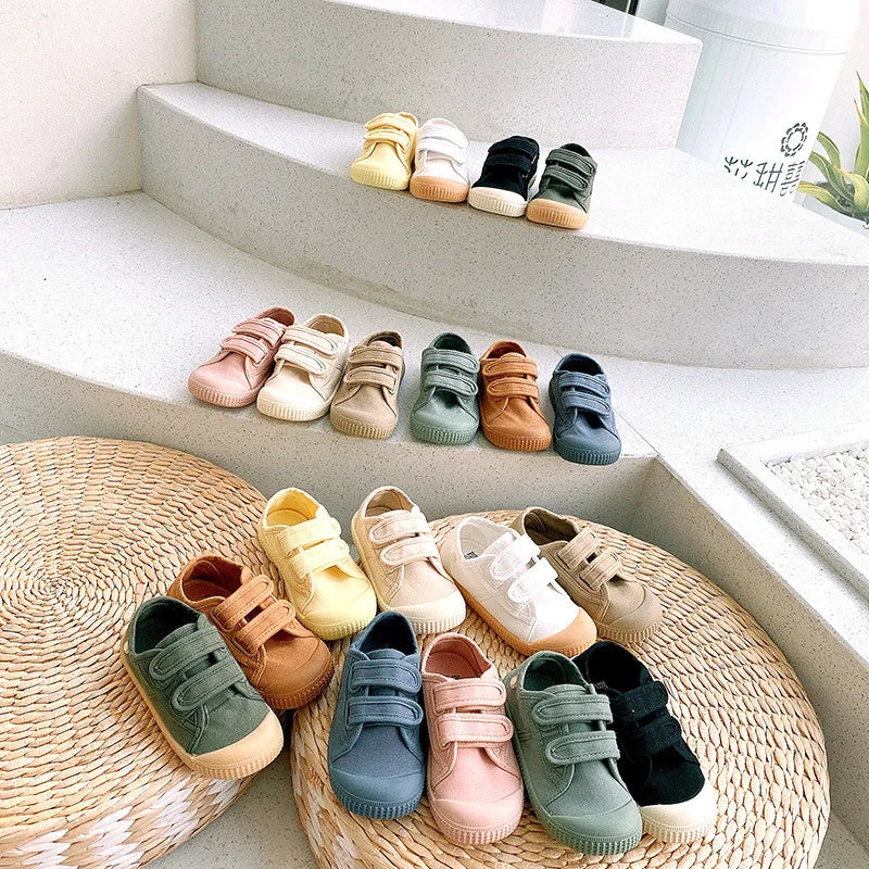 Toddler Kids Retro Canvas Sneakers