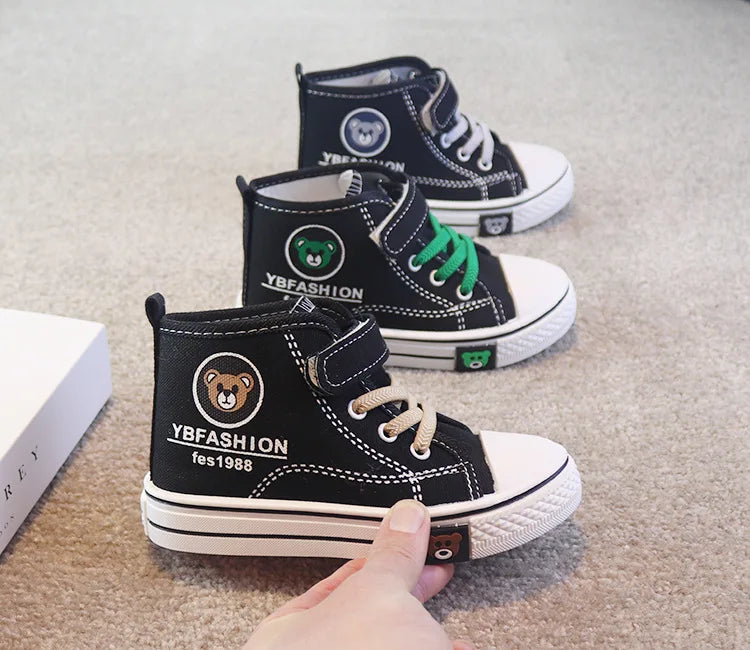 Kids’ Canvas Sneakers – Soft, Non-Slip, Breathable Shoes