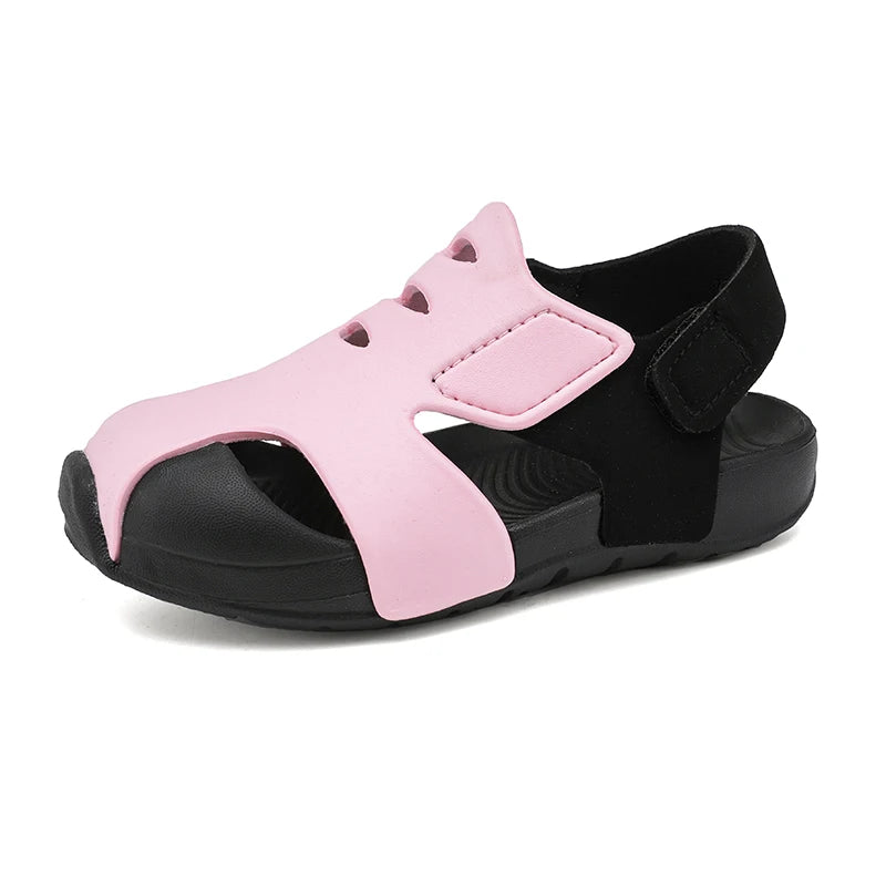 Kids’ Summer Sandals – Candy Color, Breathable Mesh Shoes