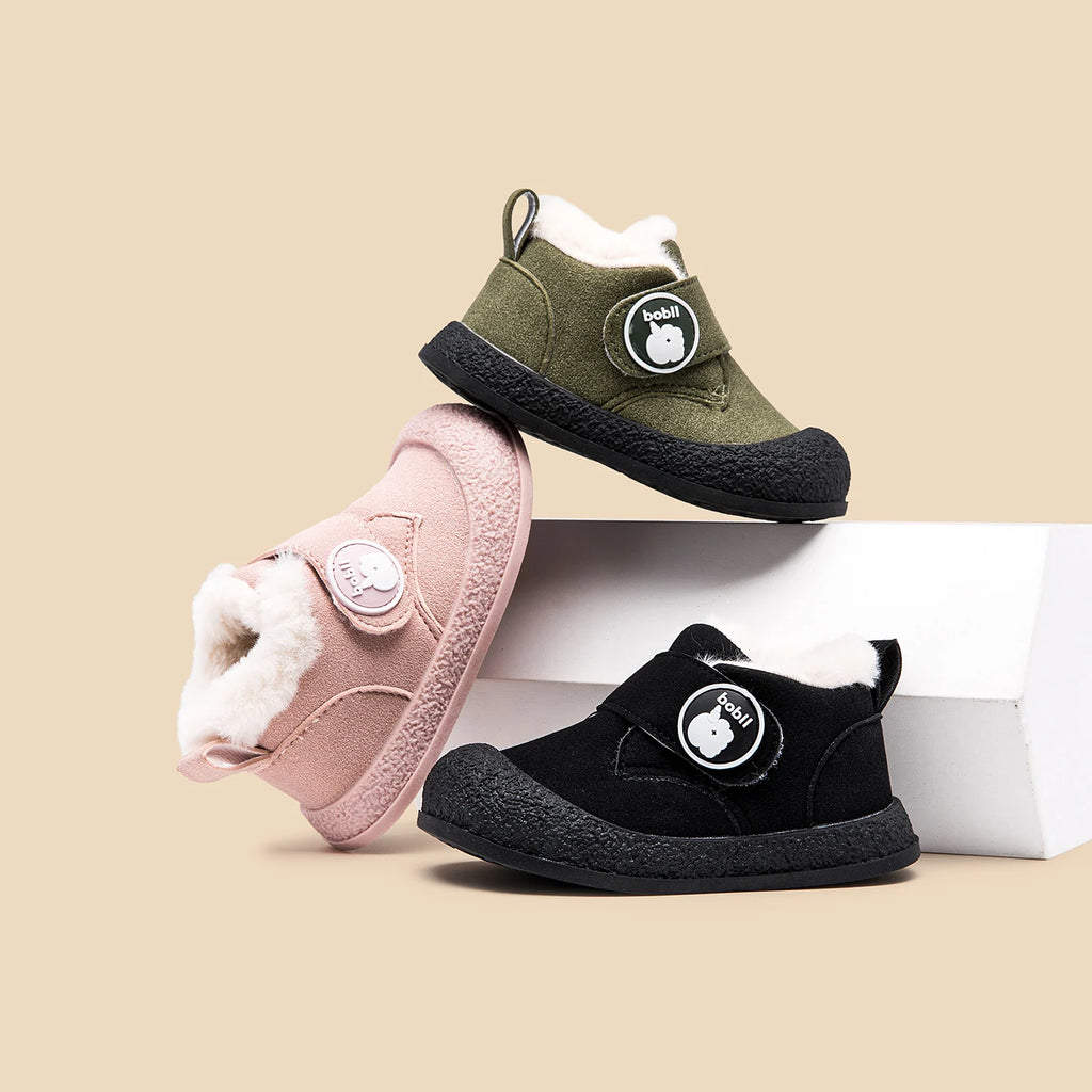 Baby Winter First-Step Shoes (0–3Y) – Fleece-Lined Outdoor Toddler Shoes