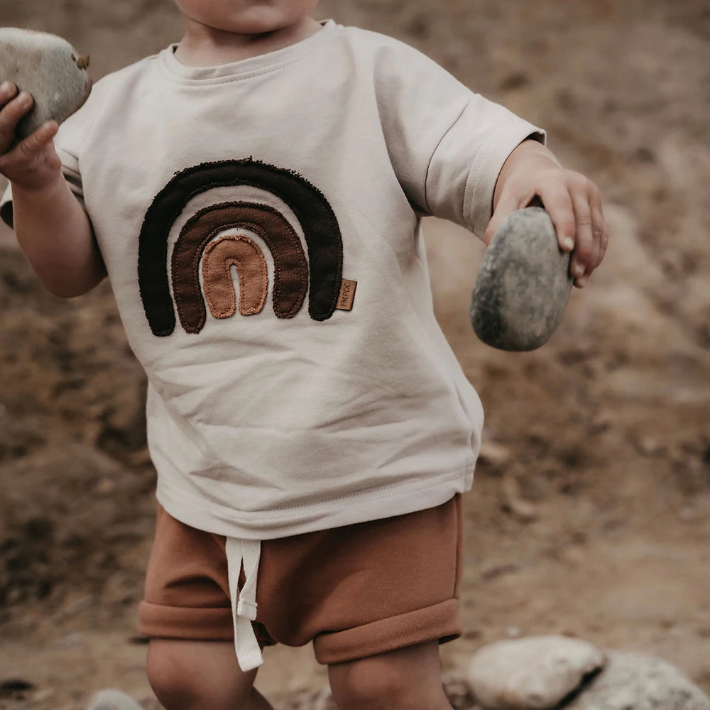 Baby Oversize Short Sleeve T-Shirt, Soft Cotton Pullover
