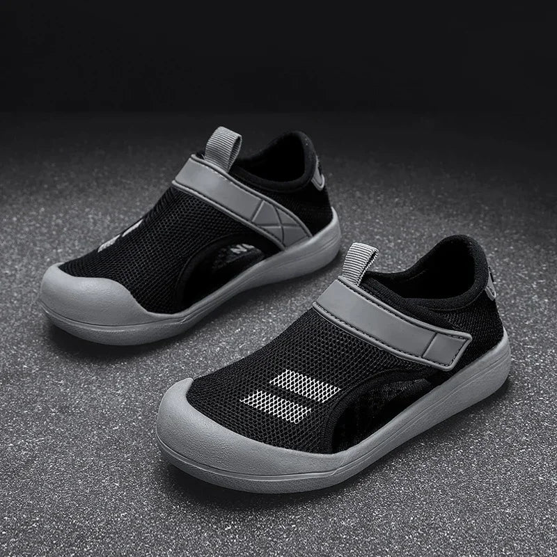 Kids Mesh Sport Sandals – Lightweight Closed-Toe Casual Shoes (23-36)