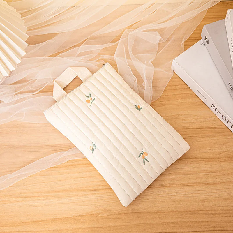 Cotton Baby Diaper Bag – Travel, Stroller Storage & Cute Bear Embroidery Handbag for Moms