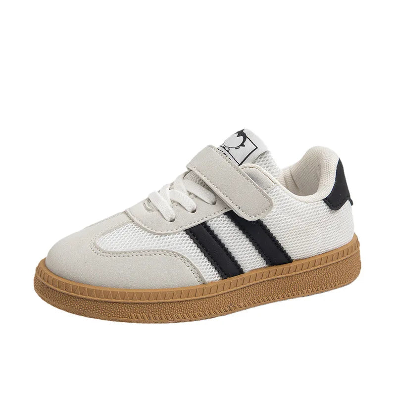 Kids’ Lightweight Skate Sneakers – Breathable, Non-Slip Shoes