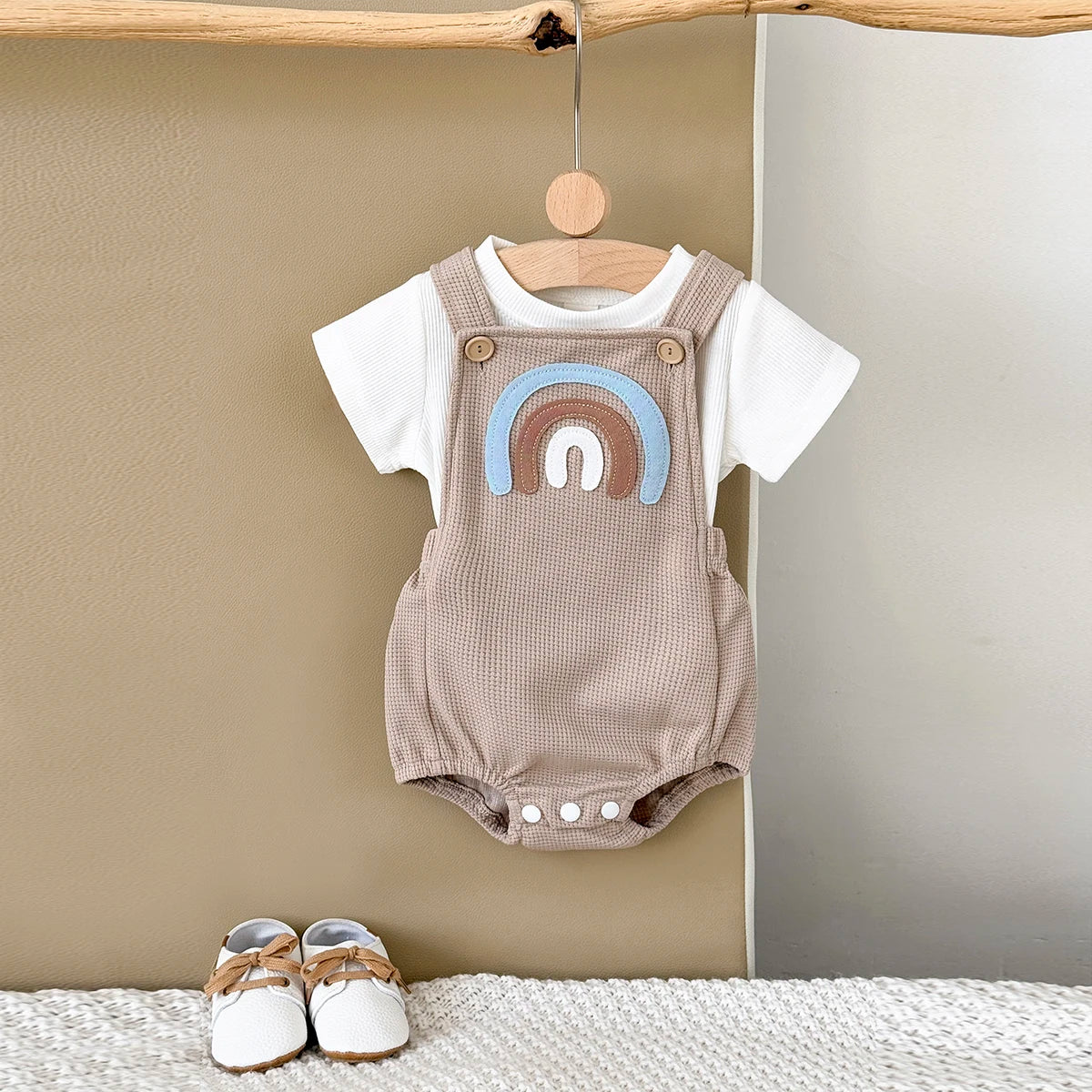 2PCS Baby Summer Set – Romper & T-shirt