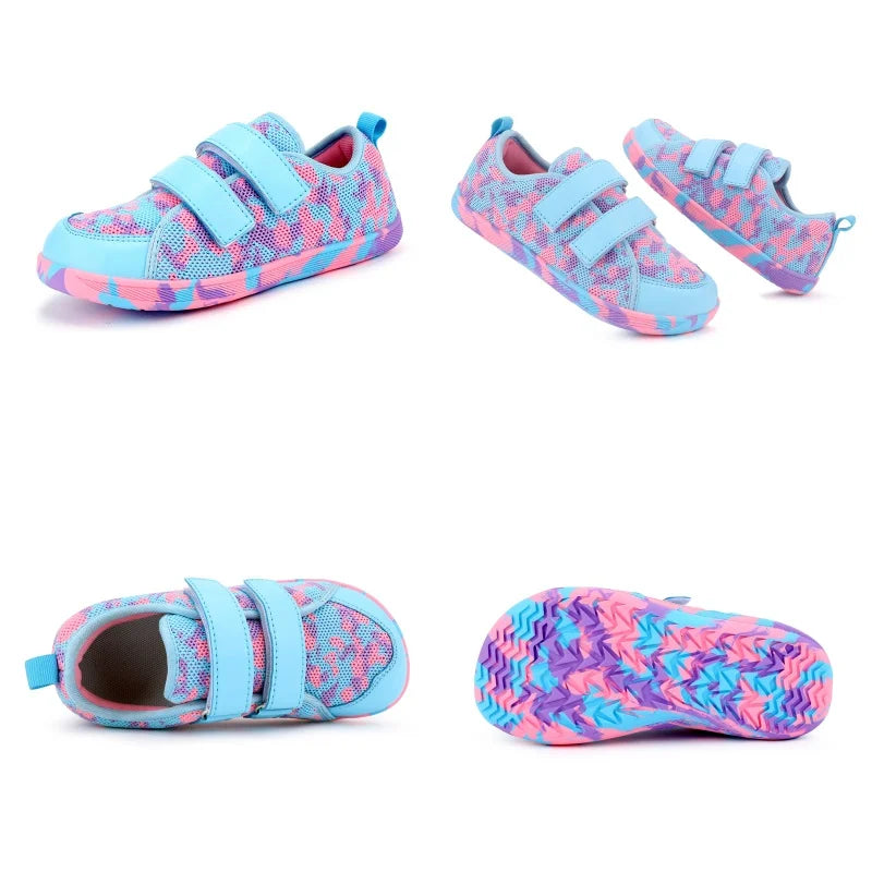 Kids’ Minimalist Barefoot Sneakers – Wide Toe, Zero Drop