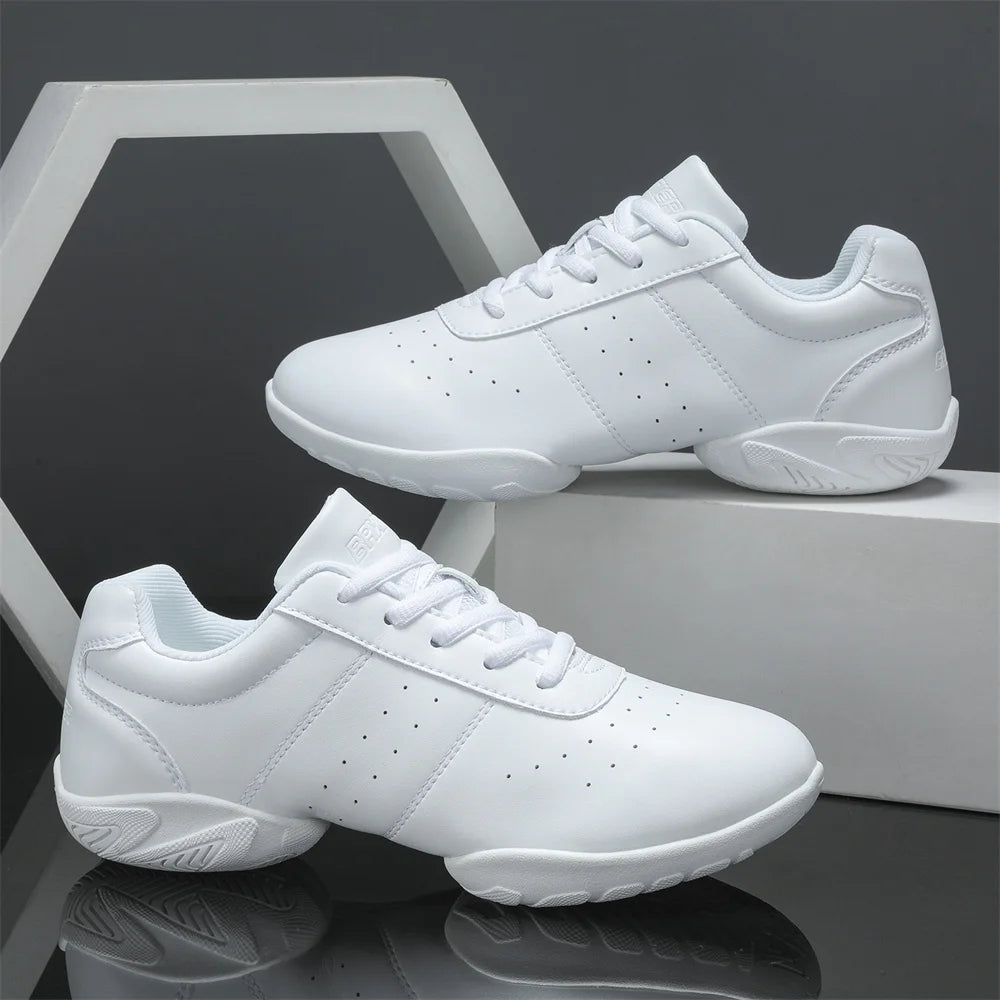 Girls’ Dance & Cheer Shoes – Split Sole Jazz Sneakers