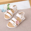 Girls’ Floral Gladiator Sandals – Soft Summer Beach Shoes