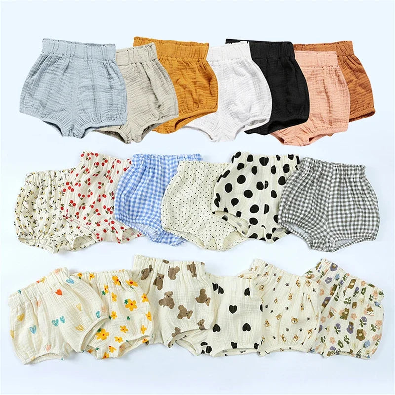Baby Cotton Shorts for Boys & Girls