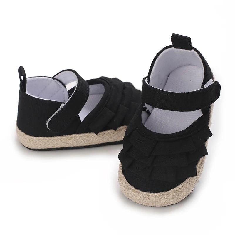 Spring and Autumn 0-18M Baby Girl Princess Flat Shoes