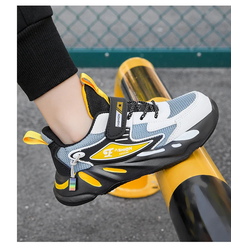 Kids Mesh Sneakers – Breathable Non-Slip Running & Casual Shoes