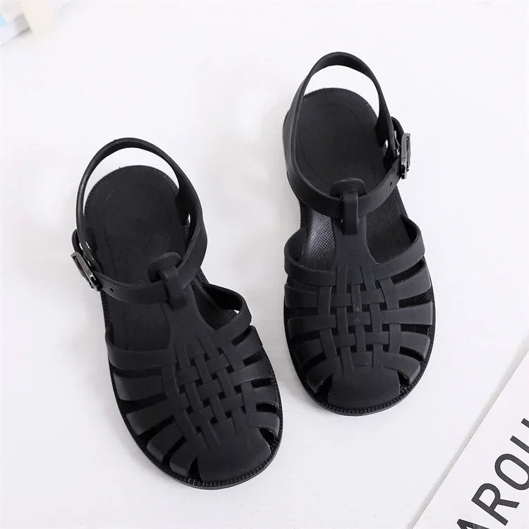 Baby Gladiator Sandals – Breathable Hollow-Out Summer Shoes