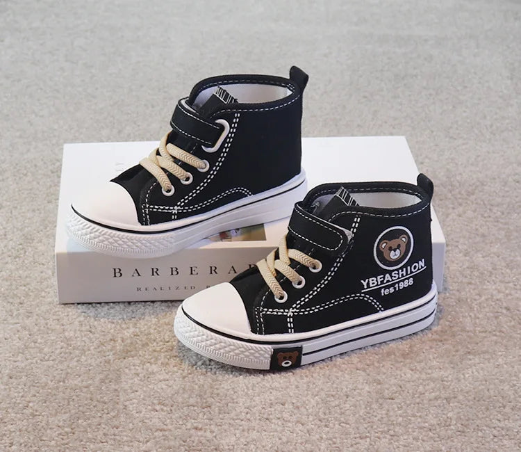 Kids’ Canvas Sneakers – Soft, Non-Slip, Breathable Shoes