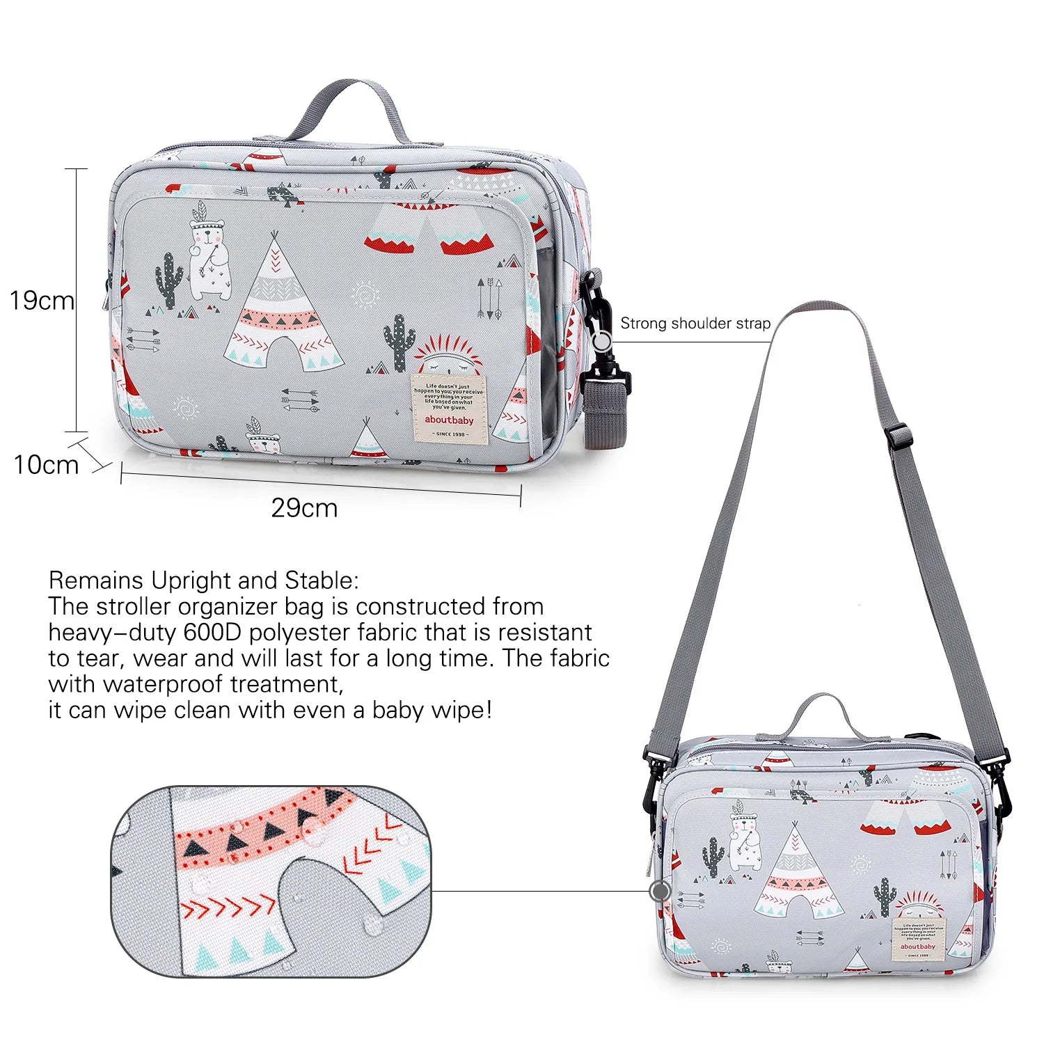 Fashionable Baby Bag – Waterproof & Wet/Dry