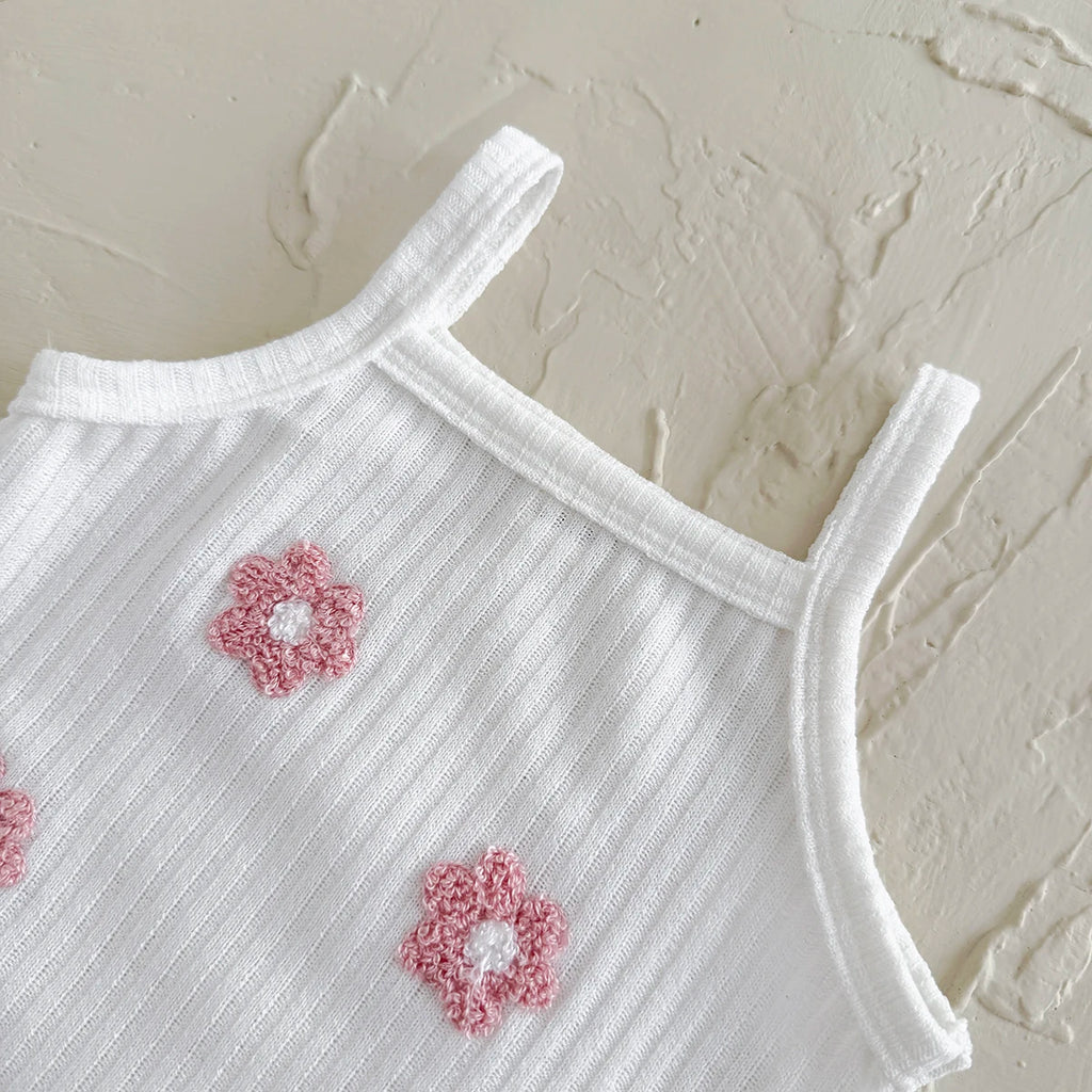 2PCS Baby Girl Summer Set – T-shirt & Shorts