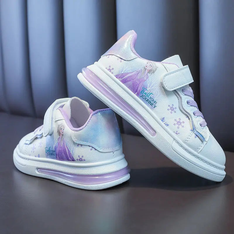 Disney Elsa Frozen Girls’ White Flats – Waterproof Shoes