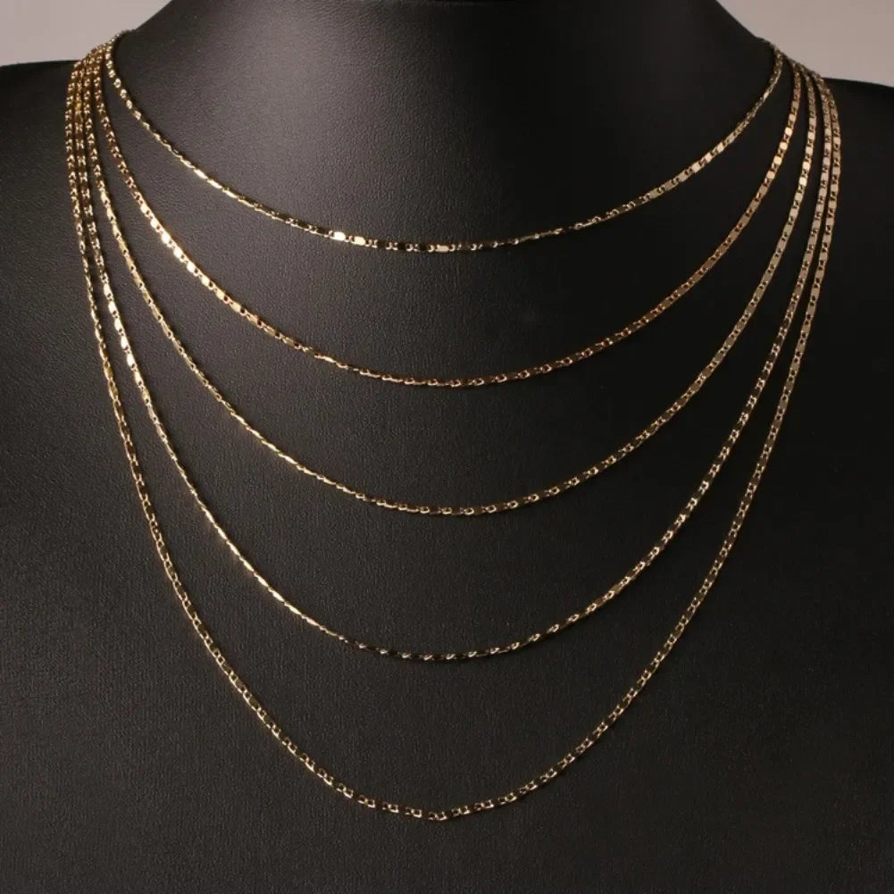 40 75cm 18K gold 925 Sterling