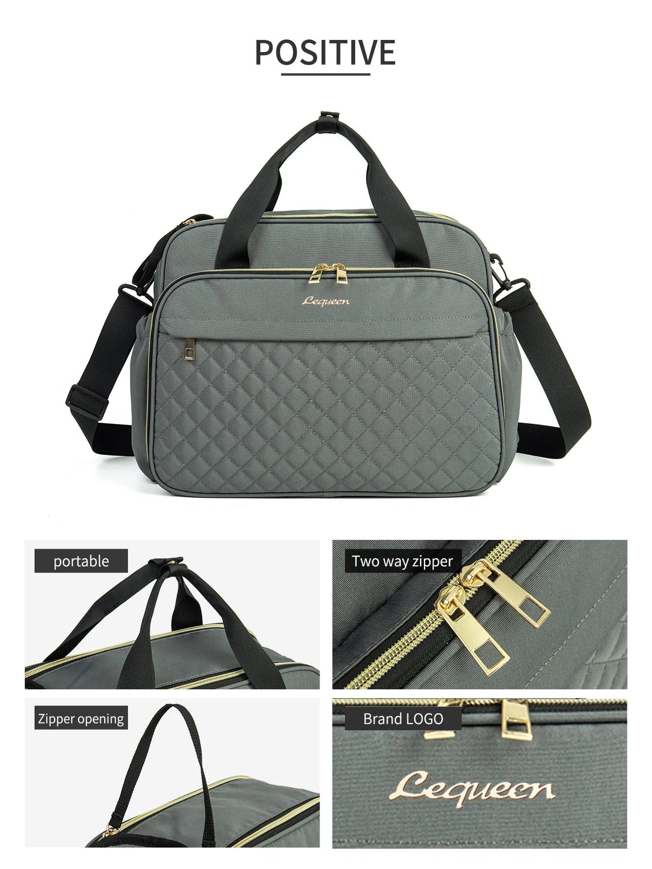 Large Baby Diaper Bag – Travel, Stroller & Maternity Organizer for Women