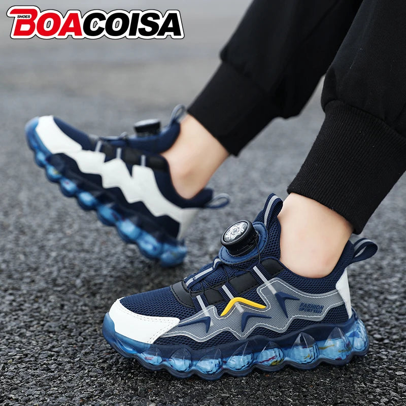 Kids Mesh Sport Sneakers – Comfortable Casual Running & Tennis Shoes