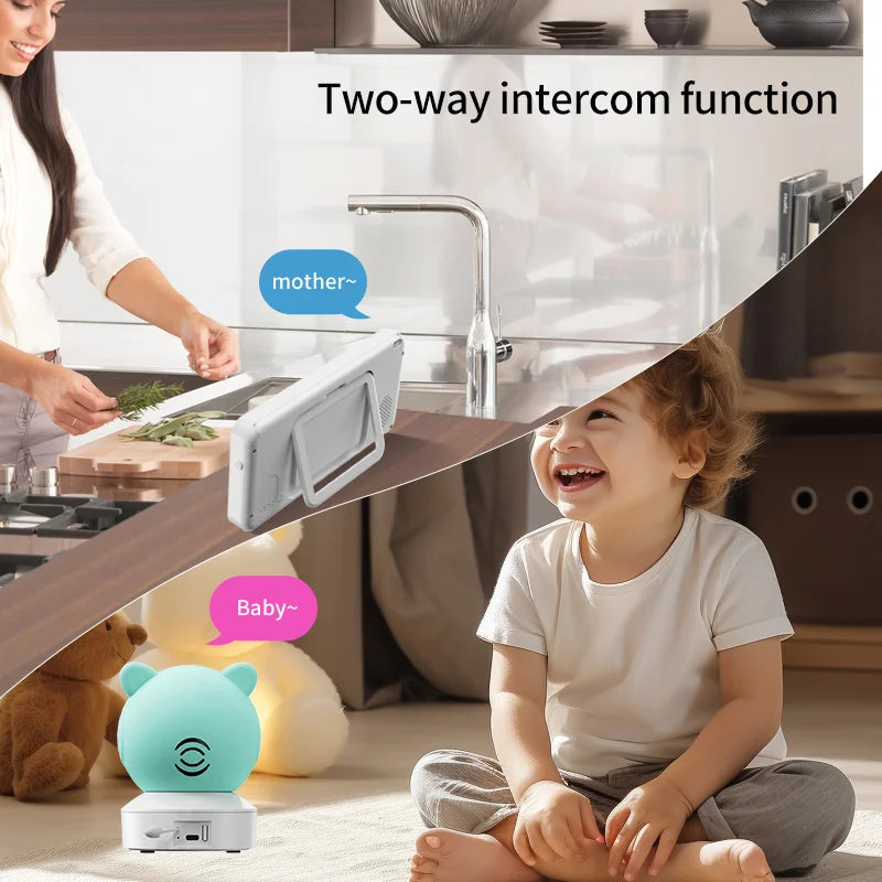 Tuya Baby Camera – 5" HD, Mobile App Control