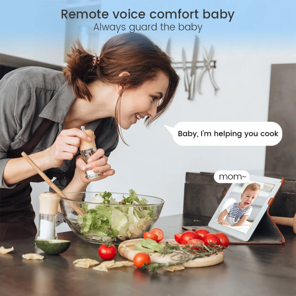 WiFi Baby Monitor – 4MP, 2-Way Talk & 360° View