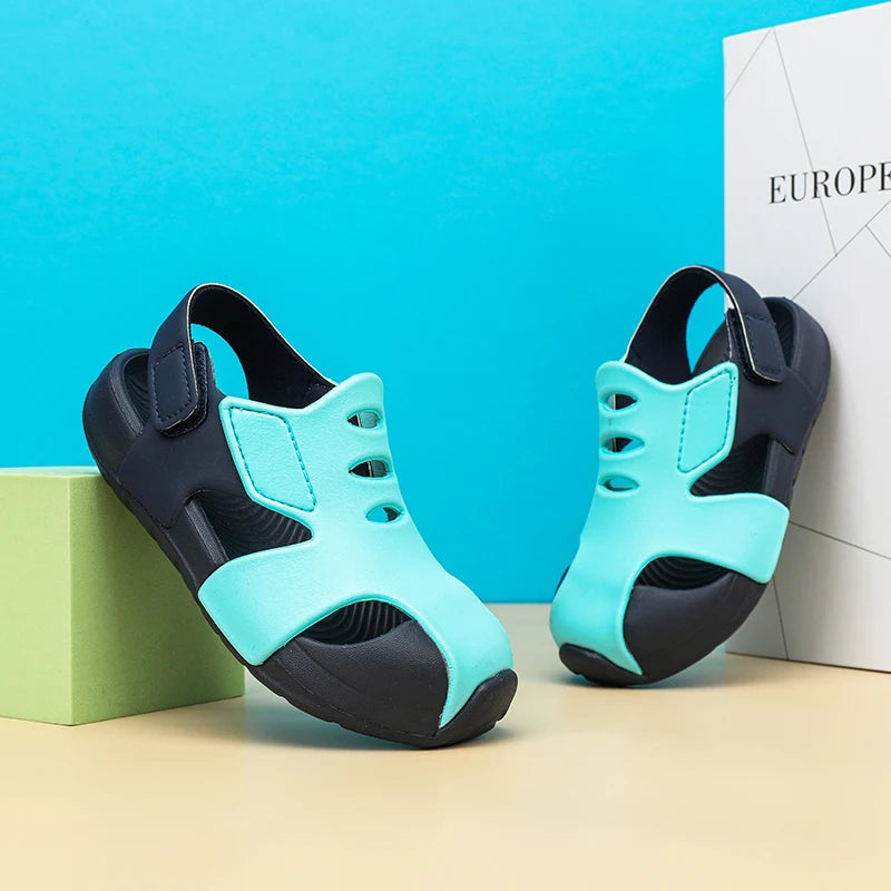 Kids’ Summer Sandals – Candy Color, Breathable Mesh Shoes