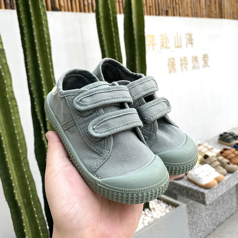 Toddler Kids Retro Canvas Sneakers