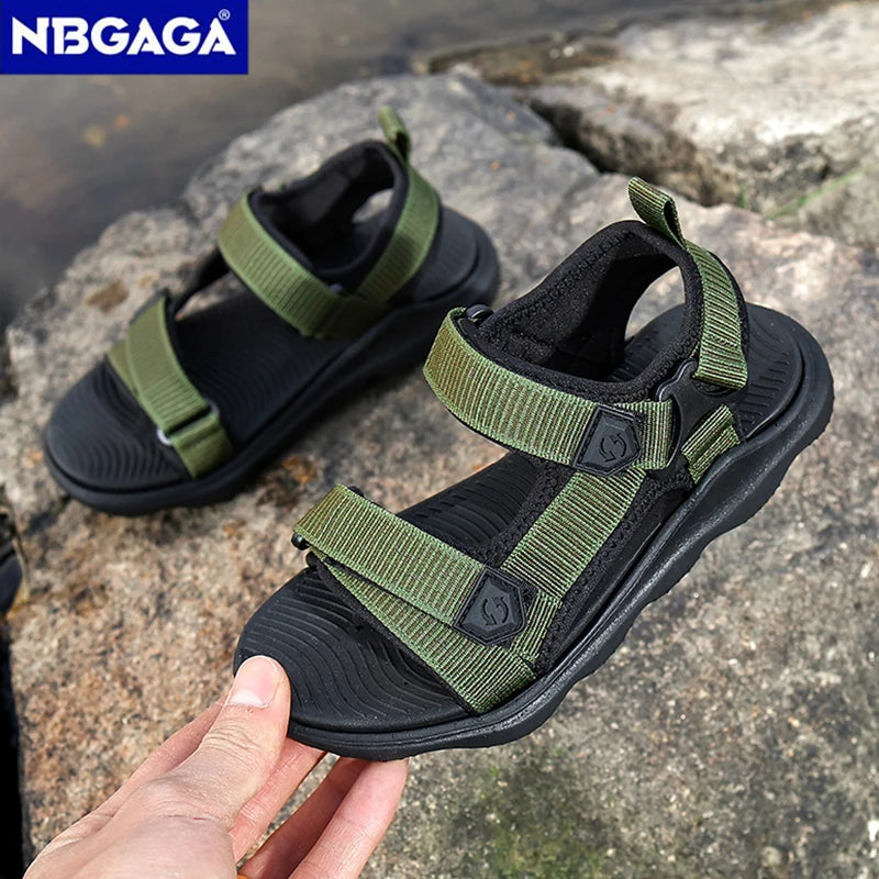 Kids Summer Sandals – Breathable Non-Slip Outdoor Shoes (Size 30–40)