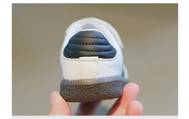 Kids’ Sneakers – Soft-Soled, Hook & Loop Casual Shoes
