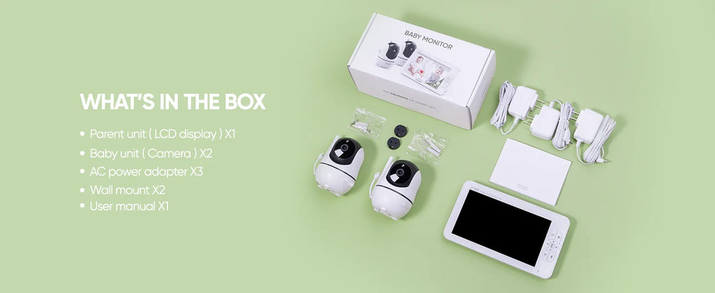 1080P Video Baby Monitor – Split Screen & Hack Proof