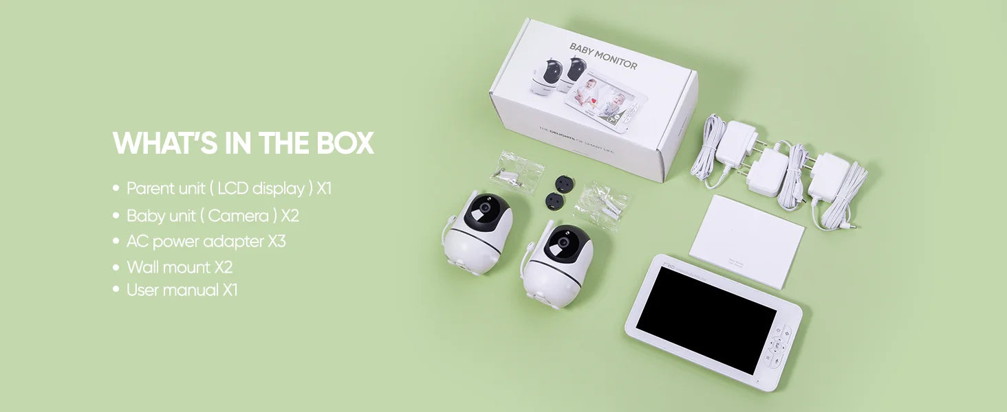 1080P Video Baby Monitor – Split Screen & Hack Proof