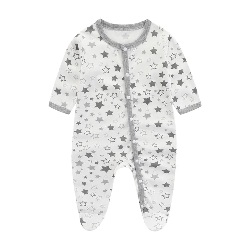 Baby Bodysuit 0–9M, Spring/Summer Romper for Boys & Girls