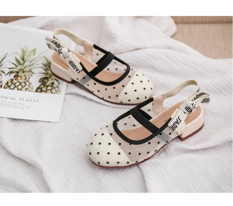 Girls’ Leather Dance Shoes