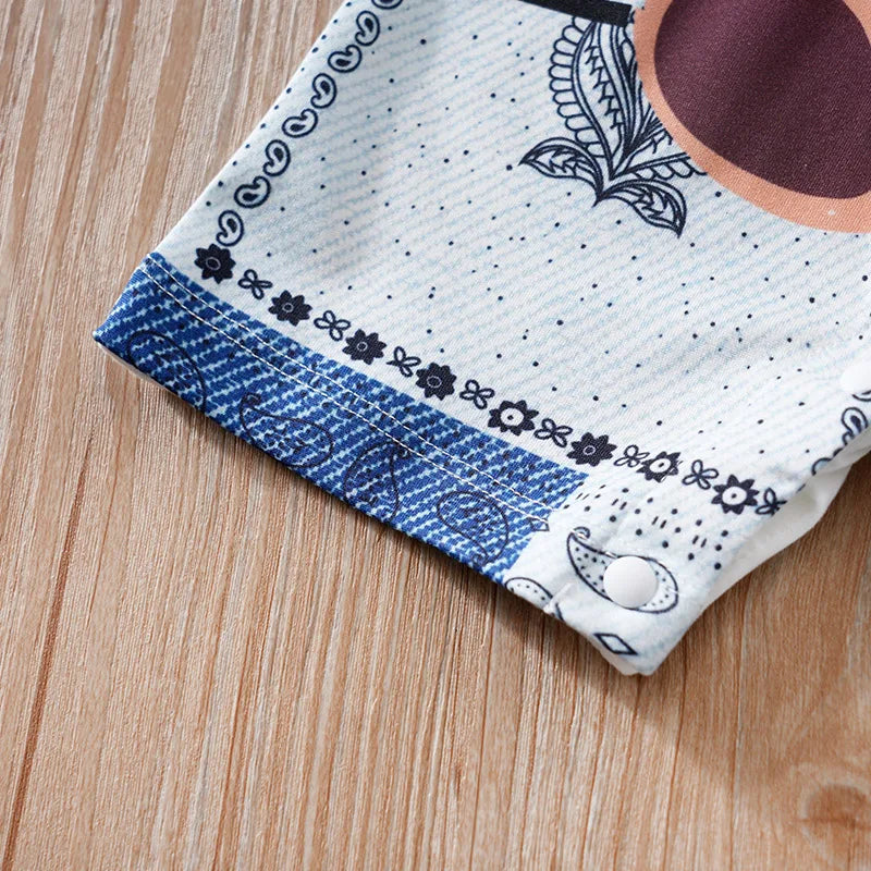 0-18 M Short Sleeved Baby Jumpsuit