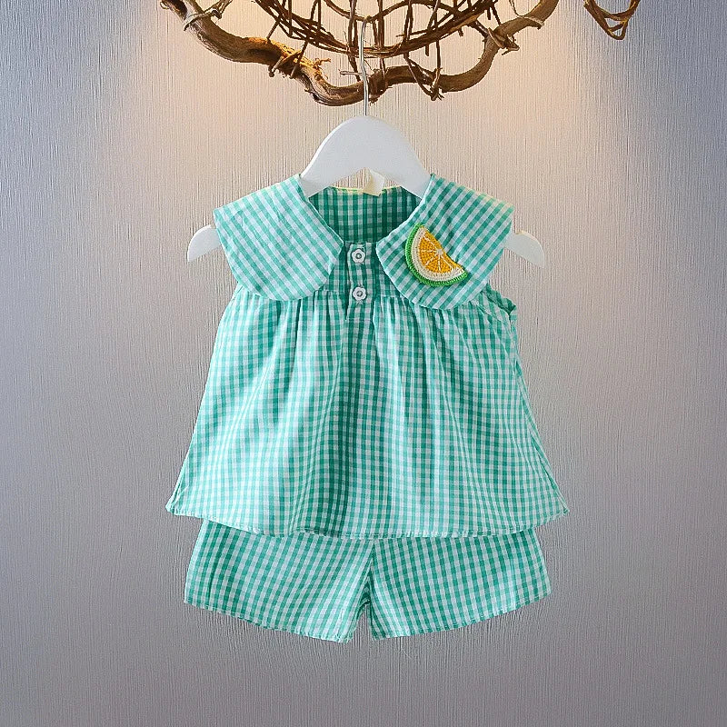 2pcs Girl Suit