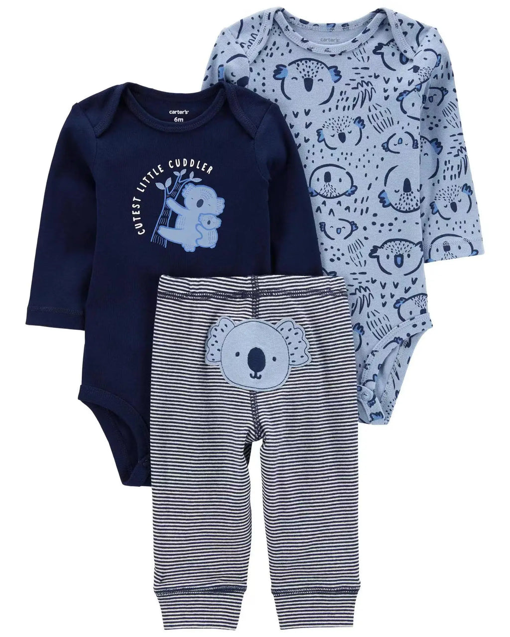 Baby Boy/Girl Animal 3-Piece Outfit – Autumn (0–12M)