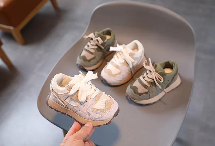 Kids Breathable Sport Sneakers – Soft Casual Shoes for Toddlers & Infants